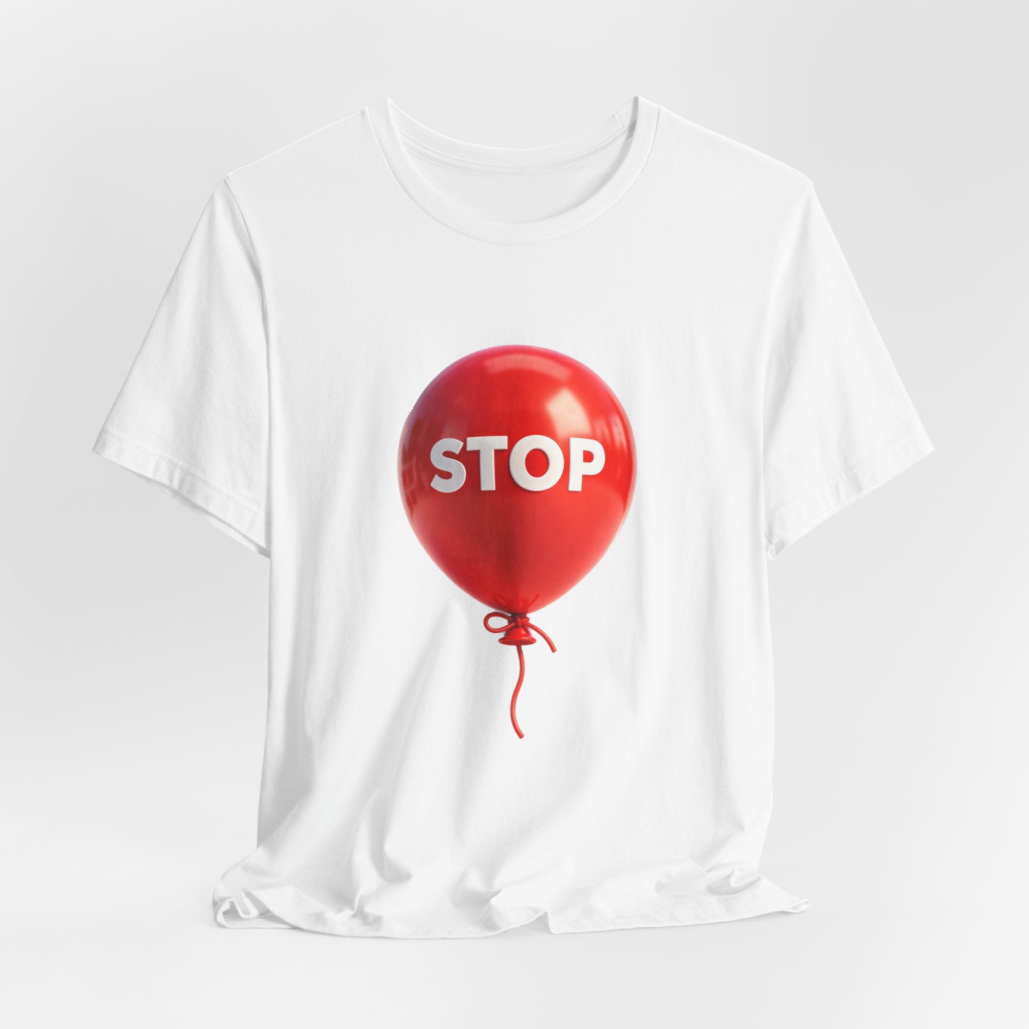 Red STOP Balloon